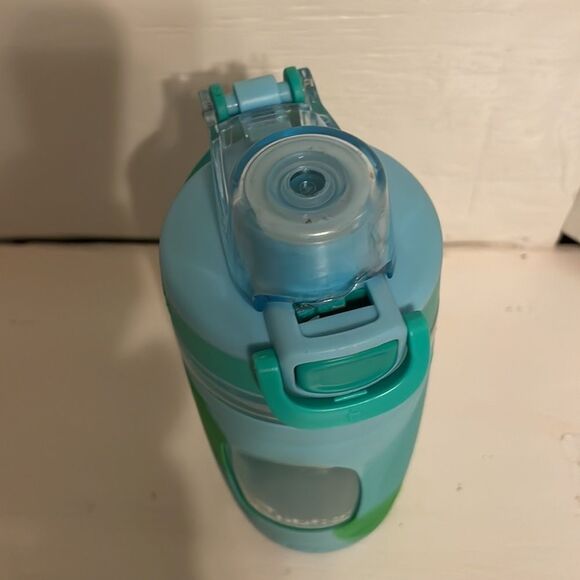 16oz Pool Blue Bubba Flo Kids Water Bottle-sippy cup-w/leak proof lid - Picture 6 of 15